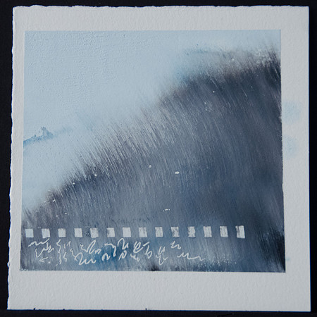 Song Without Words: 9, 6x6 on paper - $45 unframed, or $90 framed