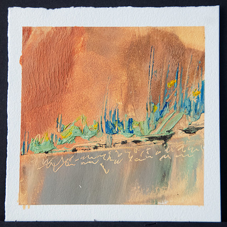 Song Without Words: 11, 6x6 on paper - $45 unframed, or $90 framed